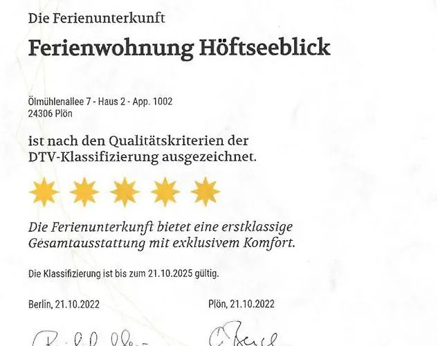 Appartement Hoeftsee-blick *